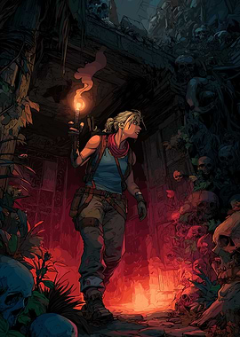 Tomb Raider in a Skull Cave