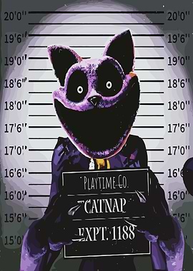 CatNap Mugshot from Poppy Playtime