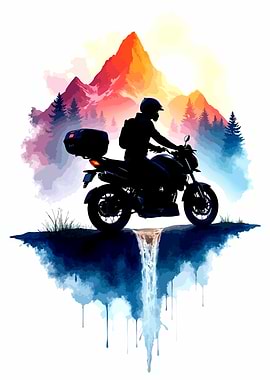 Motorcycle Adventure Landscape