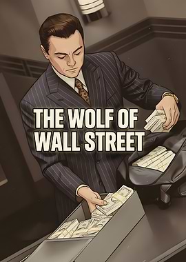 The Wolf of Wall Street Illustration