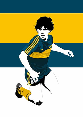 Diego Maradona Illustration