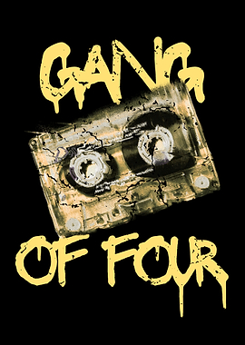 Gang of Four Cassette Tape Art
