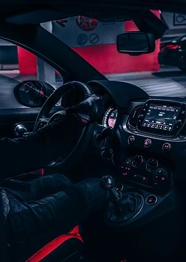 Car Interior: Dark and Moody