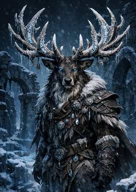 Mystical Stag Warrior