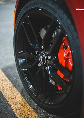 Corvette Wheel Close-Up
