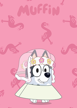 Muffin Heeler in a dress