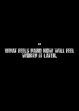 Inspirational Quote on Black Background