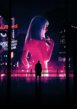 Blade Runner with Hologram and Figure