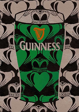 Guinness Claddagh Pattern