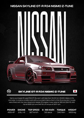 Nissan Skyline GT-R R34 NISMO Z-Tune