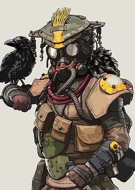 Bloodhound and Raven Digital Art