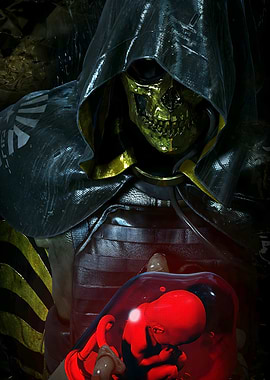 Death Stranding Higgs Monaghan with BB