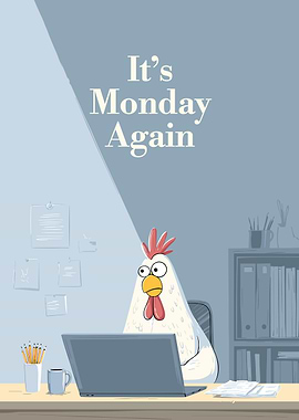 It's Monday Again - Chicken Office