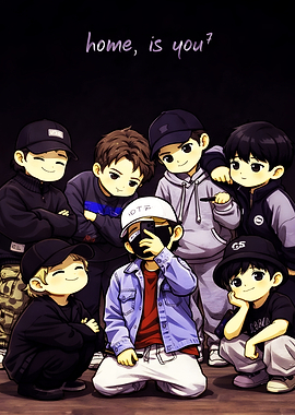 Cartoon Group Portrait