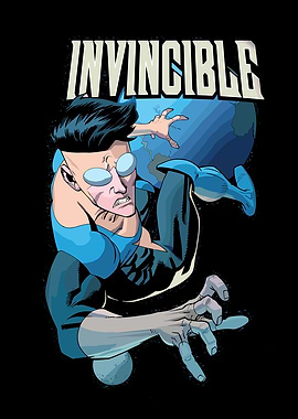 Invincible Comic Book Character Illustration