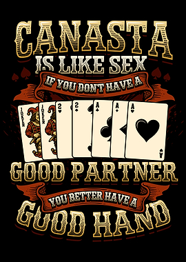 Canasta Card Game Funny Canasta Quote