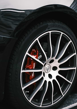 Maserati Wheel Close-Up