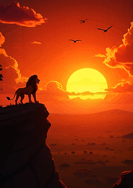 Lion King Sunset