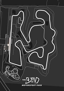 The Bend Motorsport Park Track Map