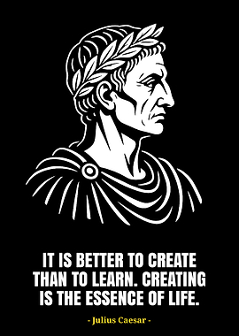 Julius Caesar Quote Art