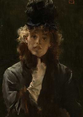 Portrait of a Woman with Hat