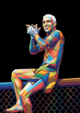 Charles Oliveira Colorful Polygon Art