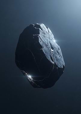 Asteroid in Dark Space