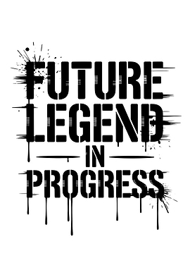 Future Legend in Progress Text Art