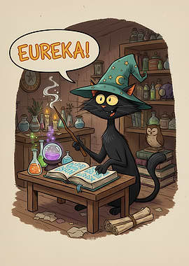Wizard Cat Eureka!