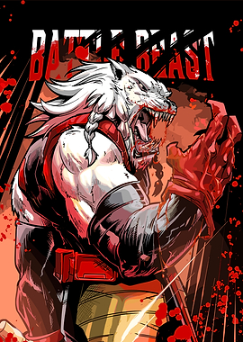 Battle Beast Comic Book Cover Art