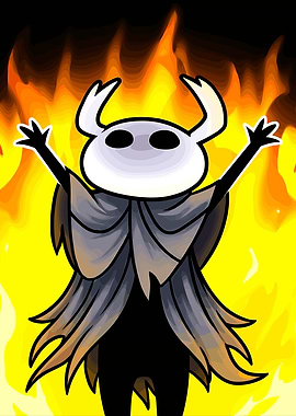 Hollow Knight in Flames