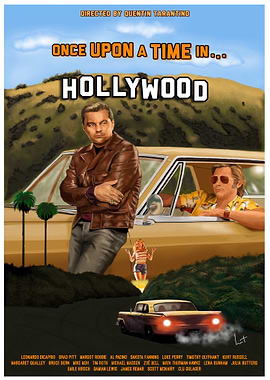 Once Upon a Time in Hollywood Poster
