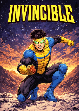 Invincible Comic Book Cover Art