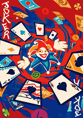 Balatro Joker Card Game Illustration
