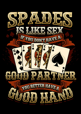 Funny Spades Card Game