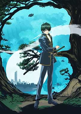 Gintama - Hijikata Toshiro Moonlight