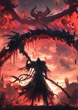 Grim Reaper and Demon Overlook City