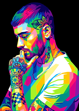 Zayn pop art style