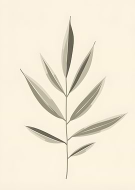 Minimalist Leaf Illustration
