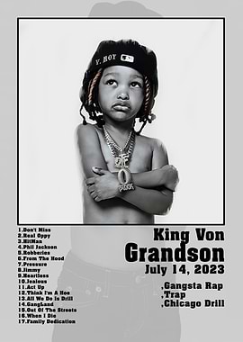 King Von Grandson Album art