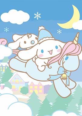 Cinnamoroll Winter Unicorn Ride