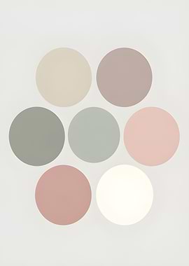 Pastel Circles Arrangement