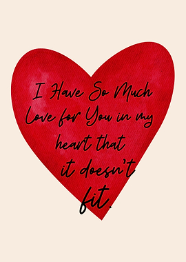 Overflowing Love Heart