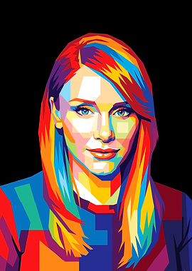 Bryce Dallas Howard Pop Art Portrait