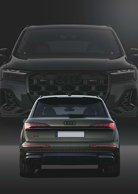 Audi S Q7 Rear View
