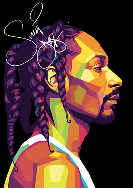 Snoop Dogg Pop Art Portrait