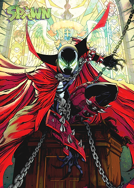 Spawn Comic Book Cover Art