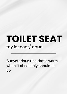 Toilet Seat Funny Definition