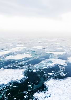 Frozen Water Landscape
