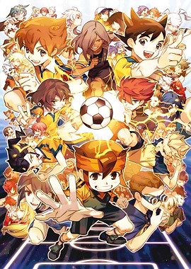 Inazuma Eleven Anime Character Collage